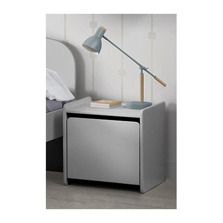 Chevet cool SATSUKI - MDF, gris