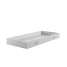 Lit gigogne SATSUKI 90 x 190 cm - Pin massif, blanc