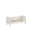 Lit junior SATSUKI 70 x 140 cm - Pin massif, blanc