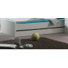 Lit gigogne DOROTHY 90 x 190 cm - MDF, blanc