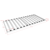 Sommier cadre 13 lattes AGNAN 90 x 200 cm - Bois massif