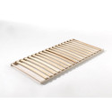 Sommier cadre 17 lattes AGNAN 90 x 200 cm - Bois massif