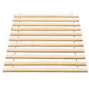 Sommier roulant 16 lattes AGNAN 90 x 200 cm - Bois massif