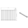 Sommier roulant 16 lattes AGNAN 90 x 200 cm - Bois massif
