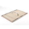 Sommier cadre 26 lattes AGNAN 120 x 200 cm - Bois massif