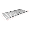 Sommier cadre 26 lattes AGNAN 90 x 200 cm - Bois massif