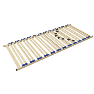 Sommier cadre 24 lattes AGNAN 80 x 200 cm - Bois massif