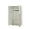 Armoire 2 portes BERT - Panneaux de particules, blanc
