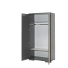 Armoire 2 portes BERT - Panneaux de particules, anthracite