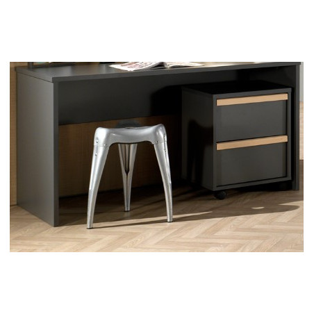 Caisson de bureau BERT - Panneaux de particules, anthracite