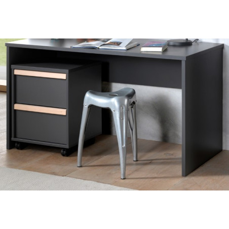 Caisson de bureau BERT - Panneaux de particules, anthracite
