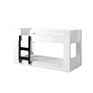 Lit superposé SOSUKE 90 x 200 cm - MDF, blanc