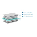 Matelas basic cool MOMO 90 x 190 x 10 cm - Mousse Technifoam, blanc
