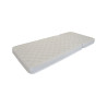 Matelas gibus 90 x 140 + MOMO 60 x 19 cm - Mousse Technifoam, blanc