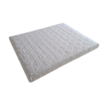 Parc carré MOMO 75 x 95 x 8 cm - Mousse, blanc