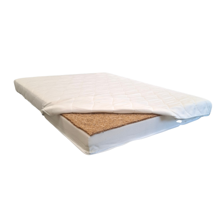 Parc carré MOMO 75 x 95 x 8 cm - Mousse, blanc