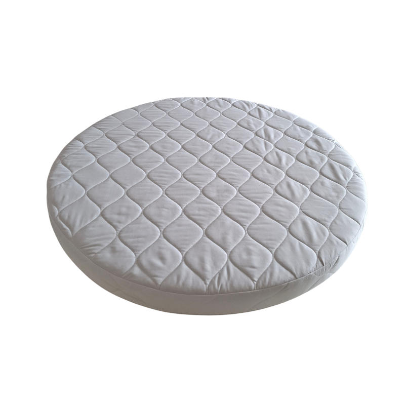 Parc rond ø MOMO 90 x 8 cm - Mousse, blanc
