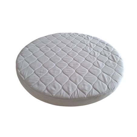 Parc rond ø MOMO 90 x 8 cm - Mousse, blanc