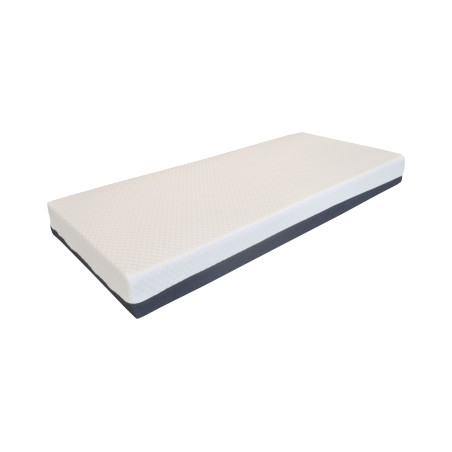 Matelas premium MOMO 90 x 200 x 19 cm - Mousse Technifoam, blanc