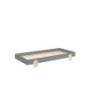 Lit arrow GEPPETTO 90 x 200 cm - Pin massif, gris