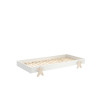 Lit smiley GEPPETTO 90 x 200 cm - Pin massif, blanc
