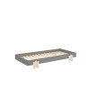 Lit puzzle GEPPETTO 90 x 200 cm - Pin massif, gris