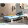 Lit puzzle GEPPETTO 90 x 200 cm - Pin massif, gris
