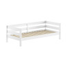 Lit capitaine (93) MADELEINE 90 x 200 cm - Pin massif, blanc