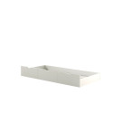 Lit gigogne MADELEINE 90 x 190 cm - Pin massif, blanc