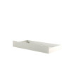 Lit gigogne MADELEINE 90 x 190 cm - Pin massif, blanc