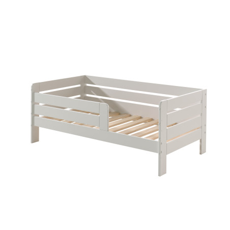 Lit junior (71) TOBIAS 70 x 140 cm - Pin massif, blanc