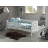 Lit junior (71) TOBIAS 70 x 140 cm - Pin massif, blanc