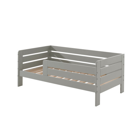 Lit junior (71) TOBIAS 70 x 140 cm - Pin massif, gris