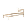 Lit CAMILLE 90 x 200 cm - Pin scandinave, nature