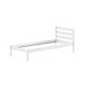 Lit CAMILLE 90 x 200 cm - Pin scandinave, blanc