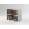 Bibliothèque pour lit mi-hauteur CAMILLE - MDF, blanc