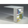 Bureau pour lit mi-hauteur CAMILLE - MDF, blanc