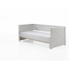 Lit amouvable (93) PIERROT 90 x 200 cm - Pin scandinave, blanc