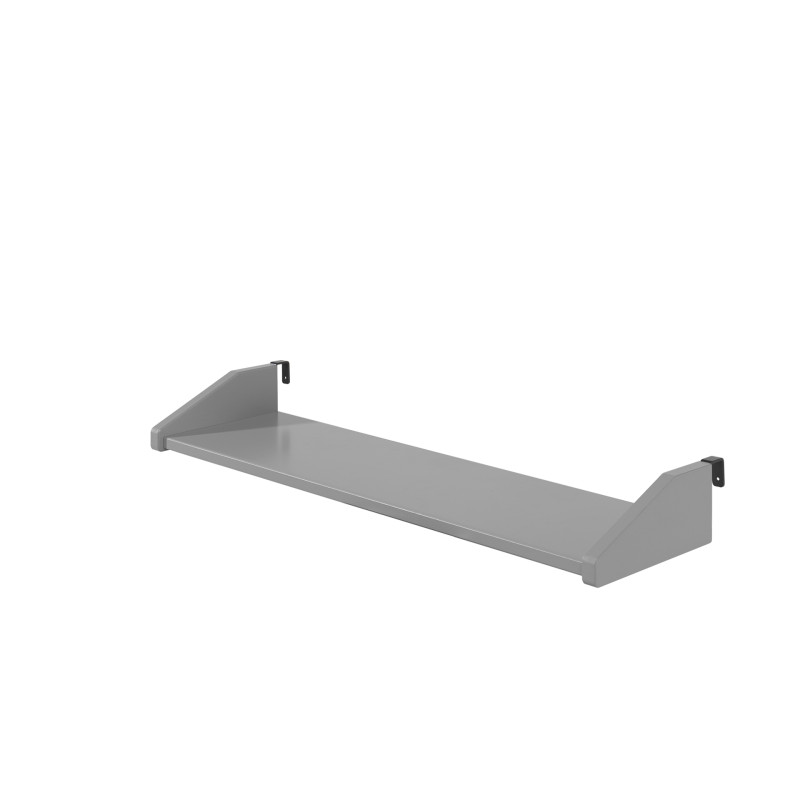 Tablette suspendue CAMILLE - Pin scandinave, gris