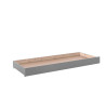 Lit gigogne CAMILLE 90 x 190 cm - Pin scandinave, gris