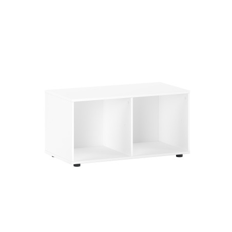 Bibliothèque pour lit mi-hauteur bas ANNIE - MDF, blanc