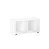 Bibliothèque pour lit mi-hauteur bas ANNIE - MDF, blanc