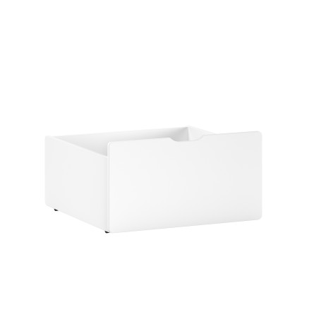 Tiroir pour lit mi-hauteur bas ANNIE - MDF, blanc