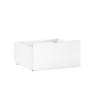 Tiroir pour lit mi-hauteur bas ANNIE - MDF, blanc
