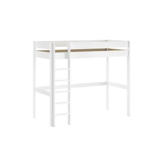 Lit mezzanine ANNIE 90 x 200 cm - Pin scandinave, blanc