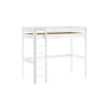 Lit mezzanine ANNIE 90 x 200 cm - Pin scandinave, blanc