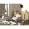 Ensemble mini canapé simple et mini canapé double TITOUAN - Métal, beige