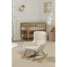 Chaise à bascule mini bouclé davis TITOUAN - Métal, beige