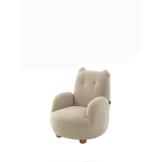 Sofa ours mini bouclé davis TITOUAN - Mousse, beige