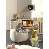 Sofa ours mini bouclé davis TITOUAN - Mousse, beige